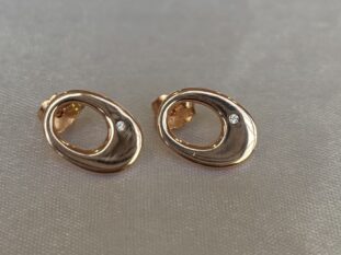 Oval Glow Studs