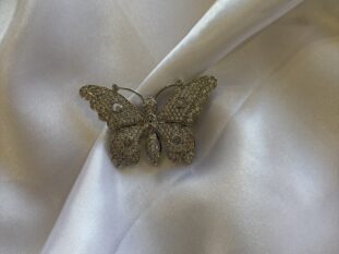 Crystal Butterfly Brooch