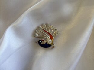 Royal Peacock Brooch