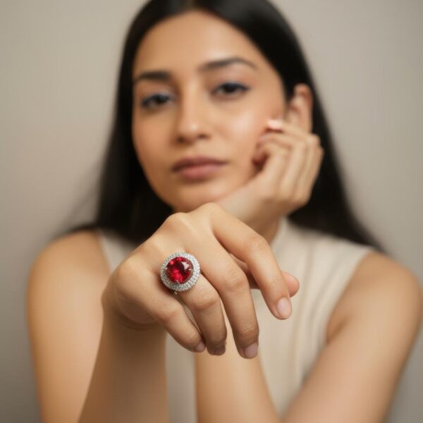 Crimson Halo Majesty Ring