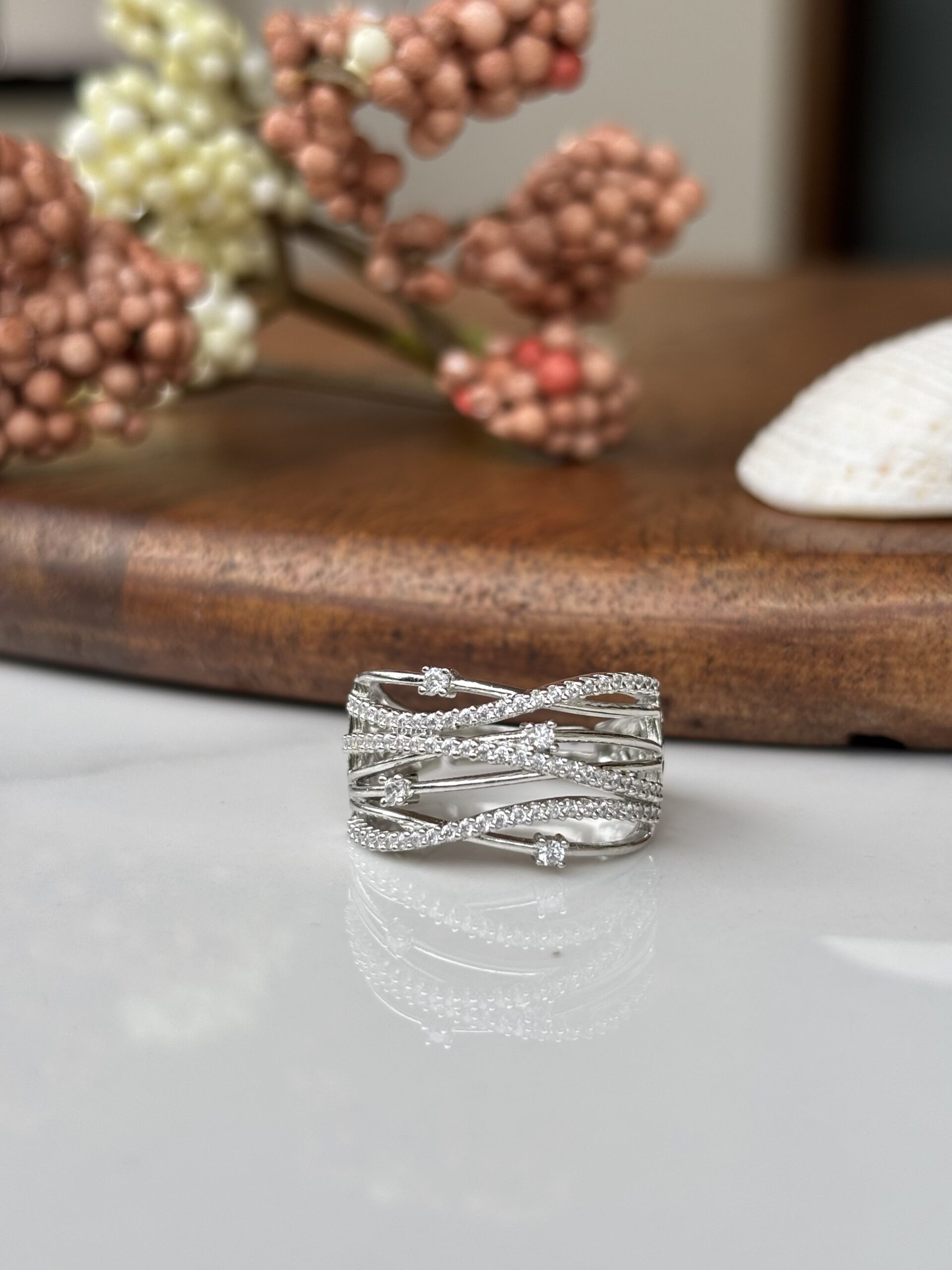 Celestial Wave Ring