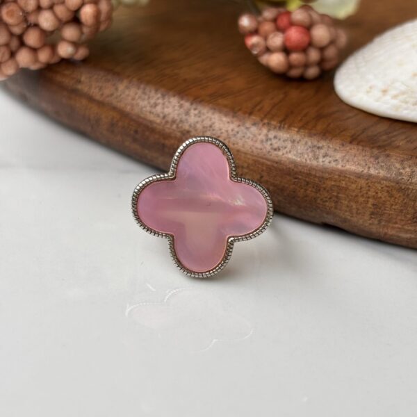 Blush Clover Grace Ring