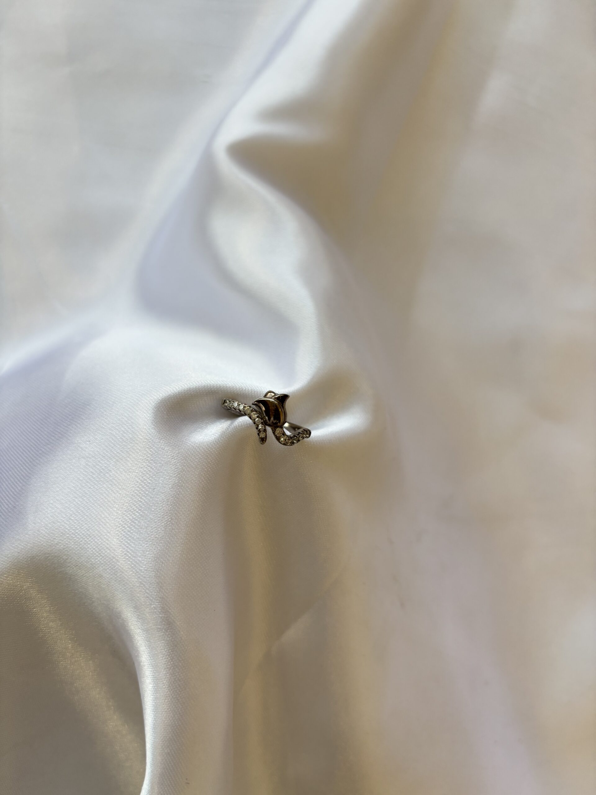 Gilded Serpent Halo Ring - Image 2