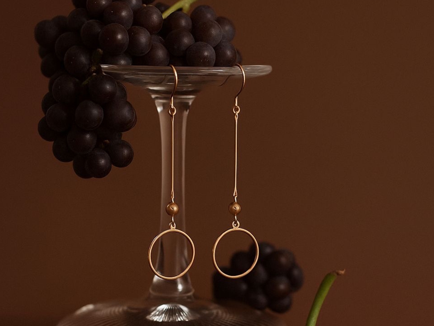 Circle Drop Earrings