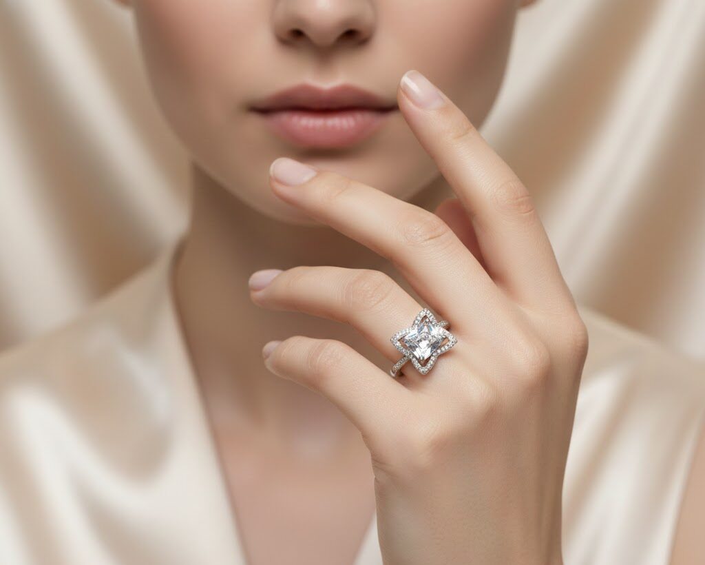 Regal Prism Solitaire Ring
