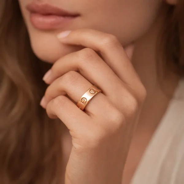 Golden Unity Band Ring